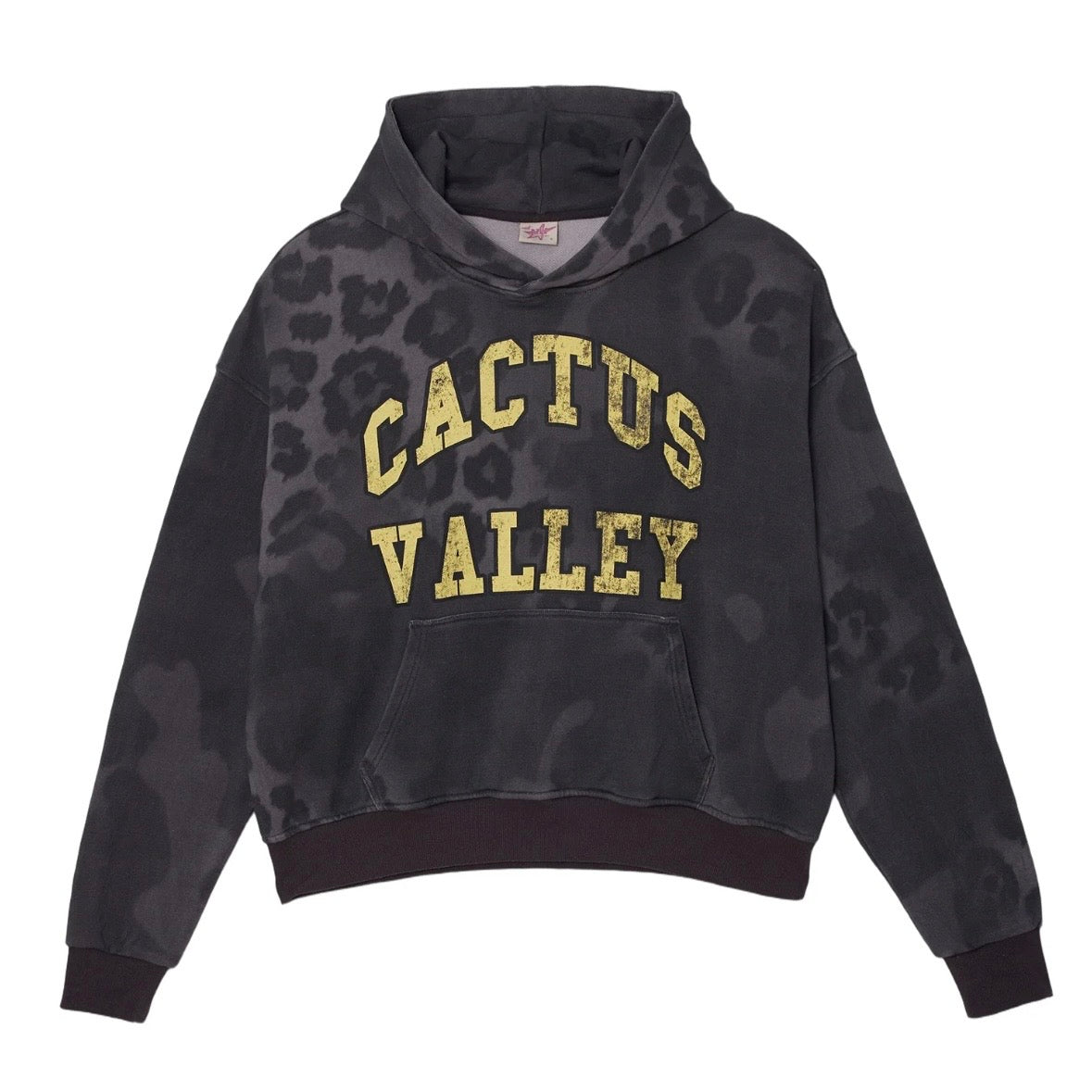 AZVA Faded Leopard Hoodie