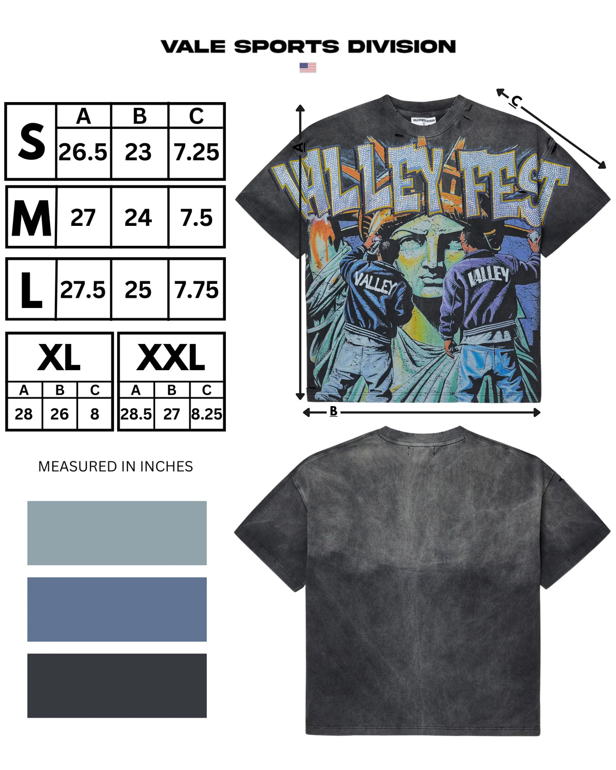 Vale Bling Graffiti Tee