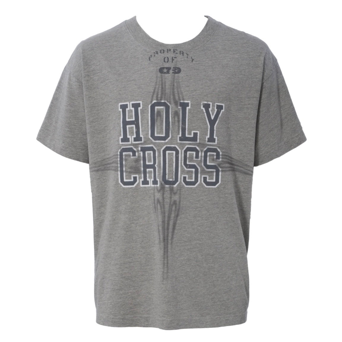 Hellstar Heather Grey Holy Cross Tee