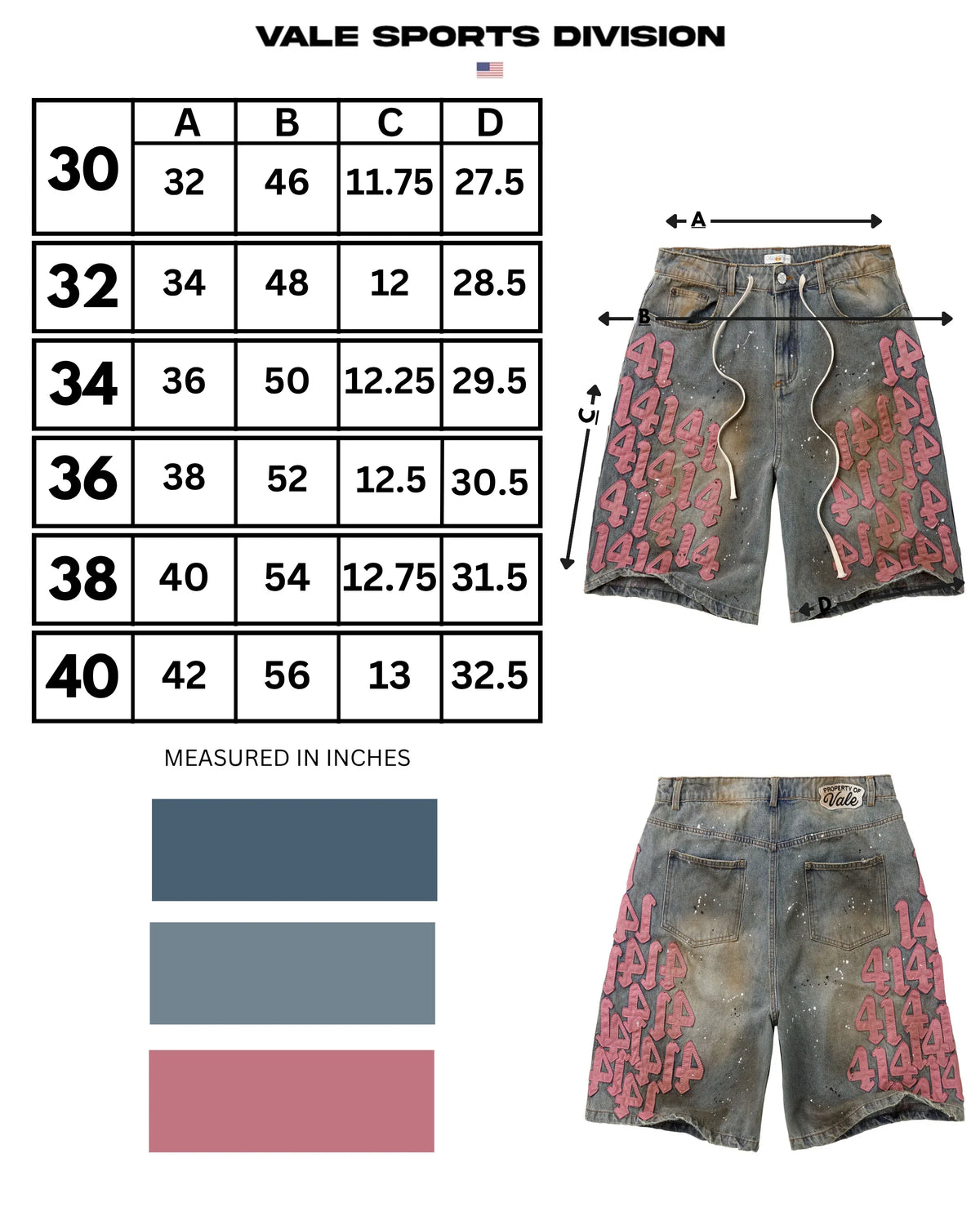 Vale Pink Charm Jorts