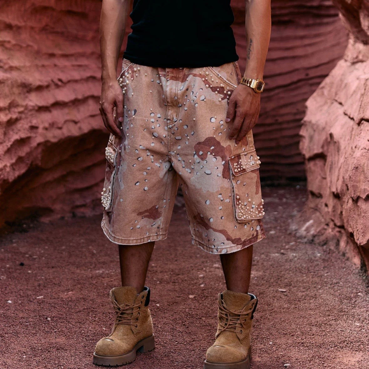 AZVA Pearl Camo Shorts
