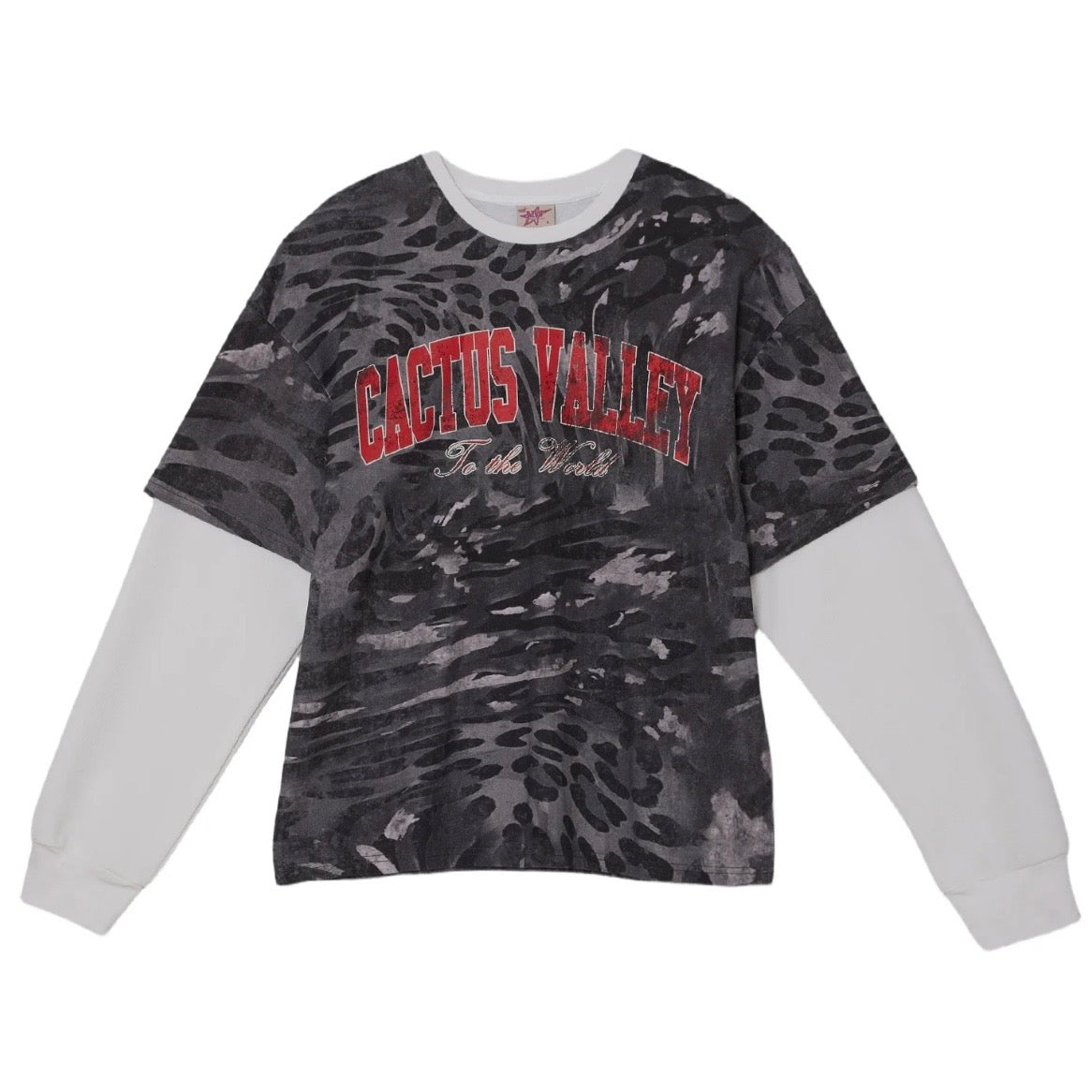 AZVA Cactus Abstract Long Sleeve