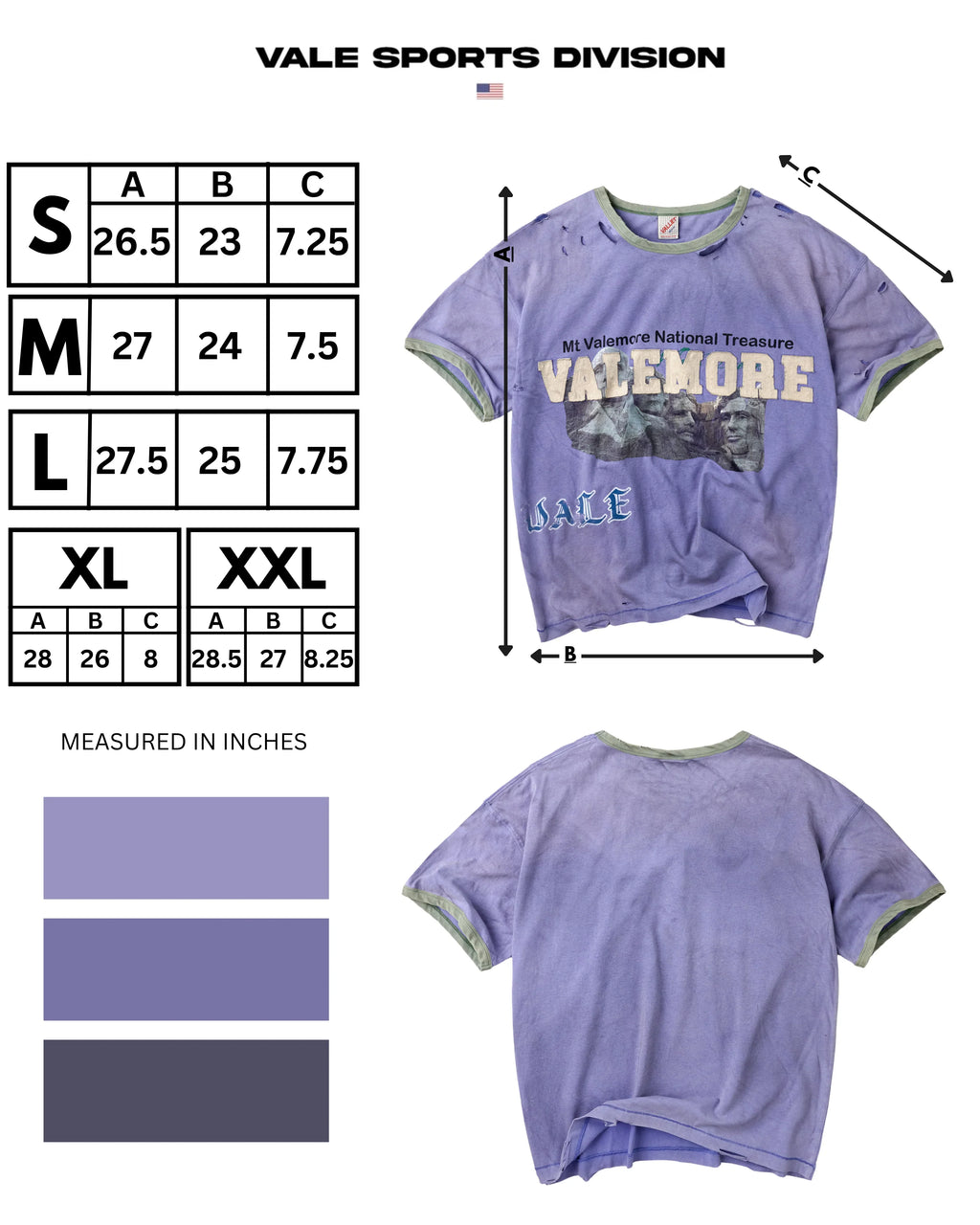 Vale Lake Camp Ringer Tee