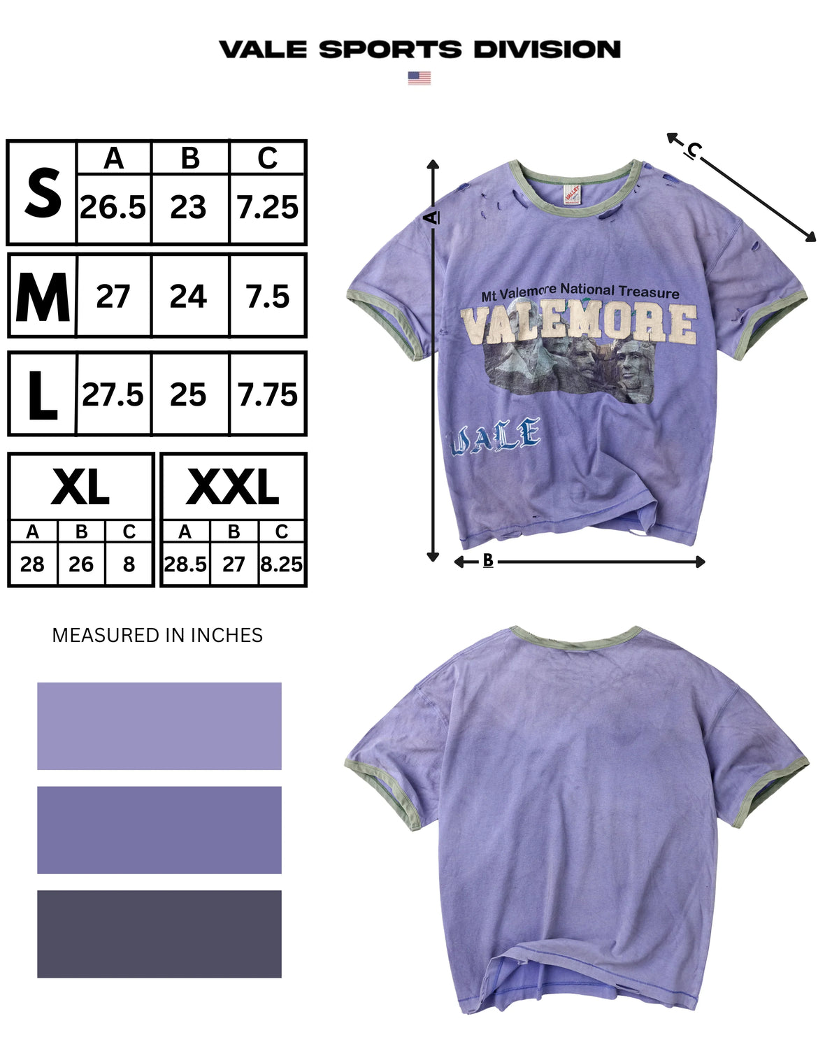 Vale Lake Camp Ringer Tee
