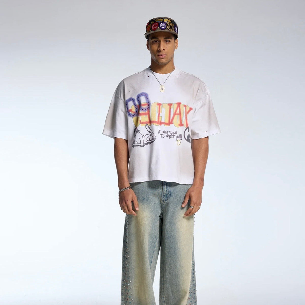 AZVA Cactus Graffiti Tee