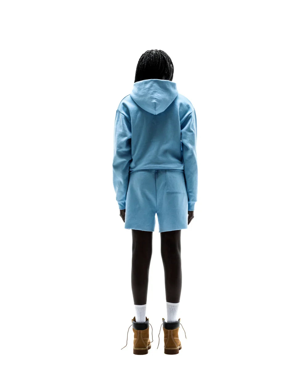 Sp5der Sky Blue OG Web Zip Hoodie