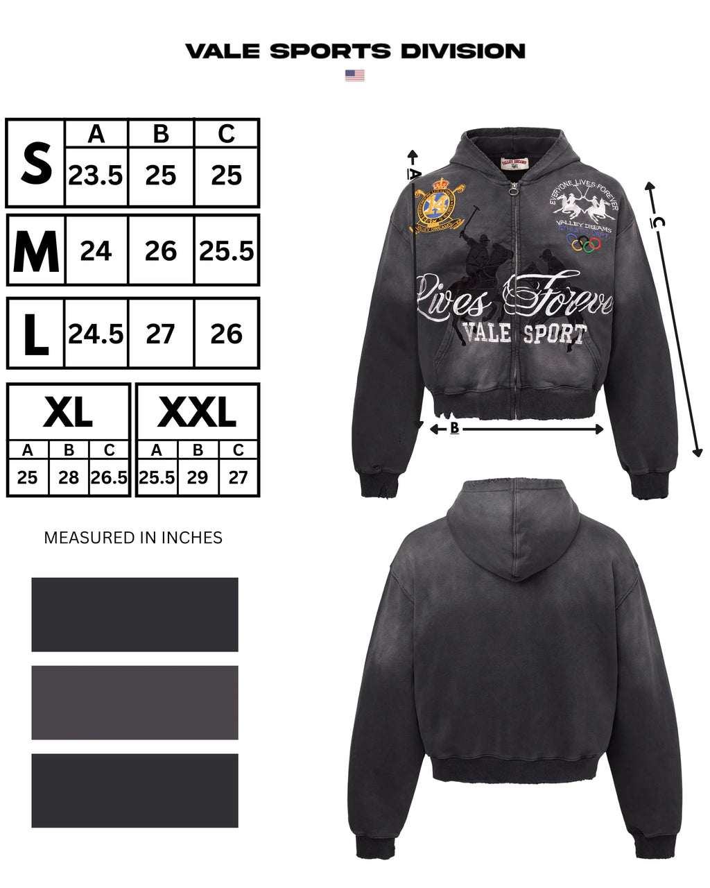Vale Blackrock Zip Hoodie