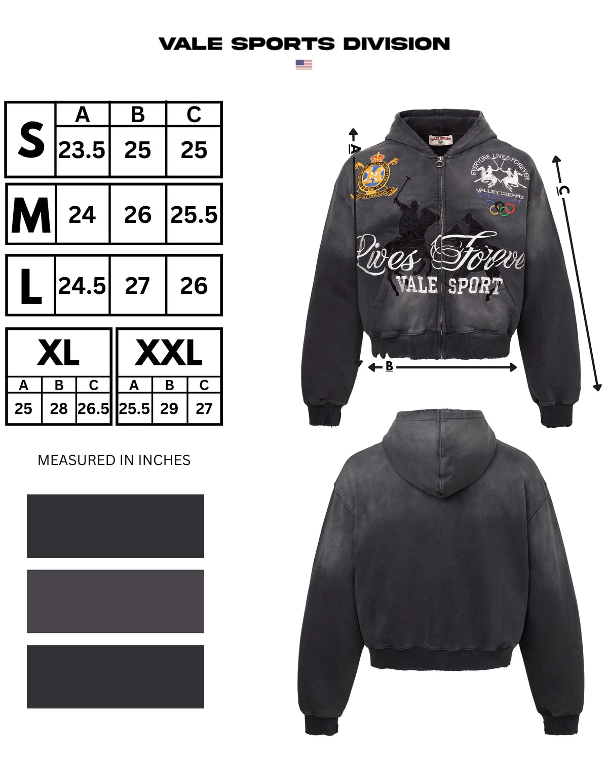 Vale Blackrock Zip Hoodie