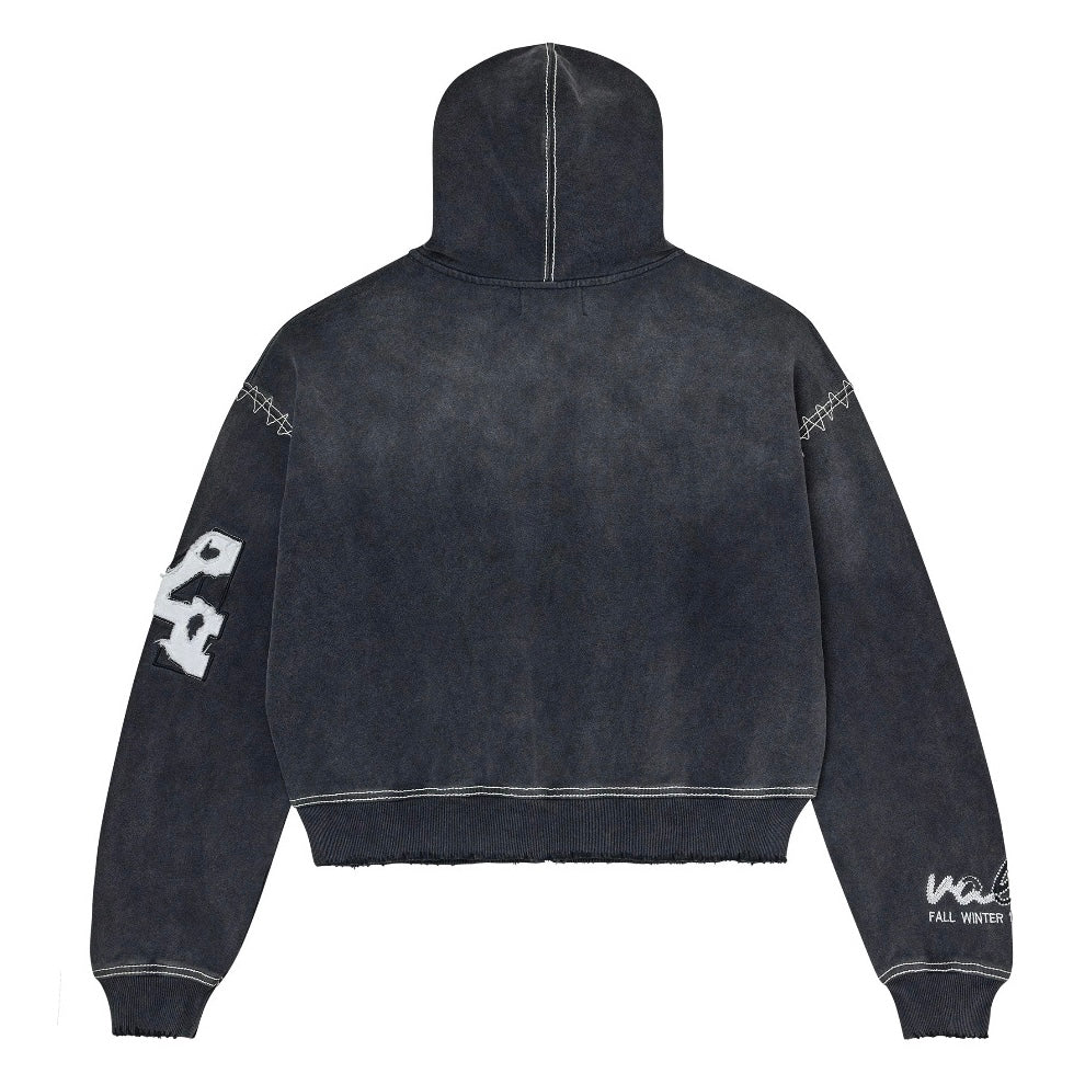 Vale Black Sunny Zip Hoodie