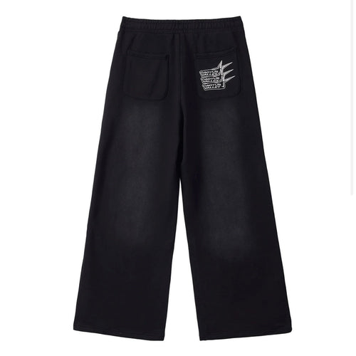 AZVA Black Cvx3 Crystal Sweatpants