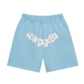 Sp5der Sky Blue OG Web Sweat Shorts