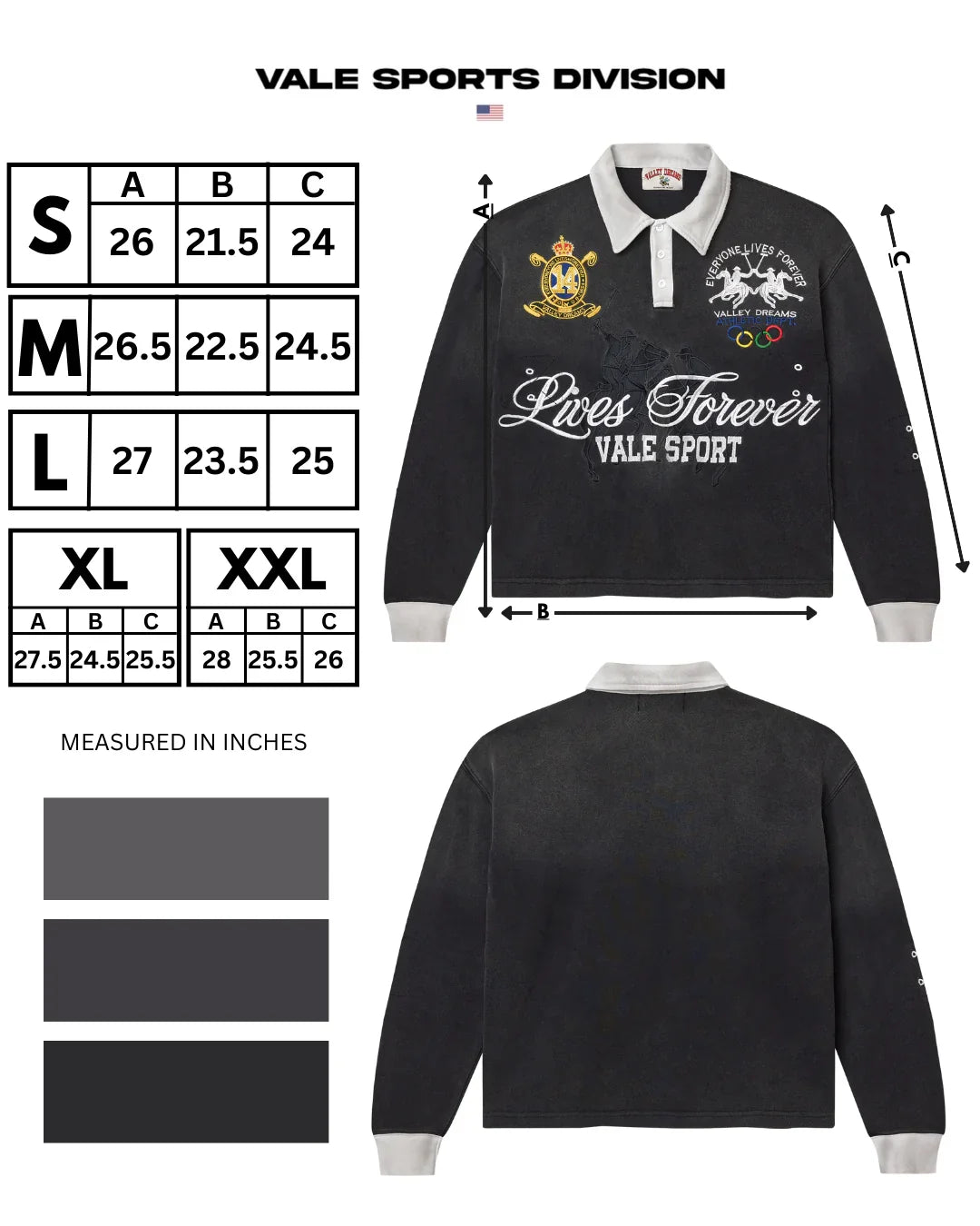 Vale Blackrock Rugby Long Sleeve