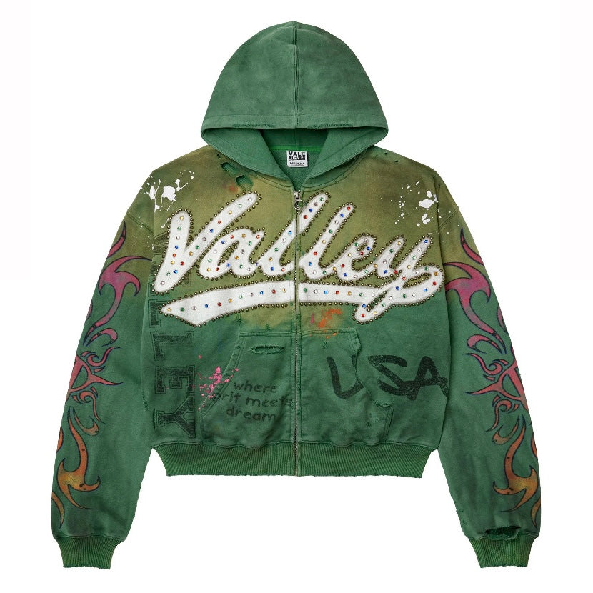 Vale Inferno Zip Hoodie (Green)