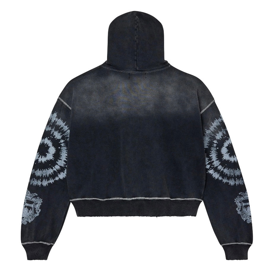 Vale Black 2000 Spiral Hoodie