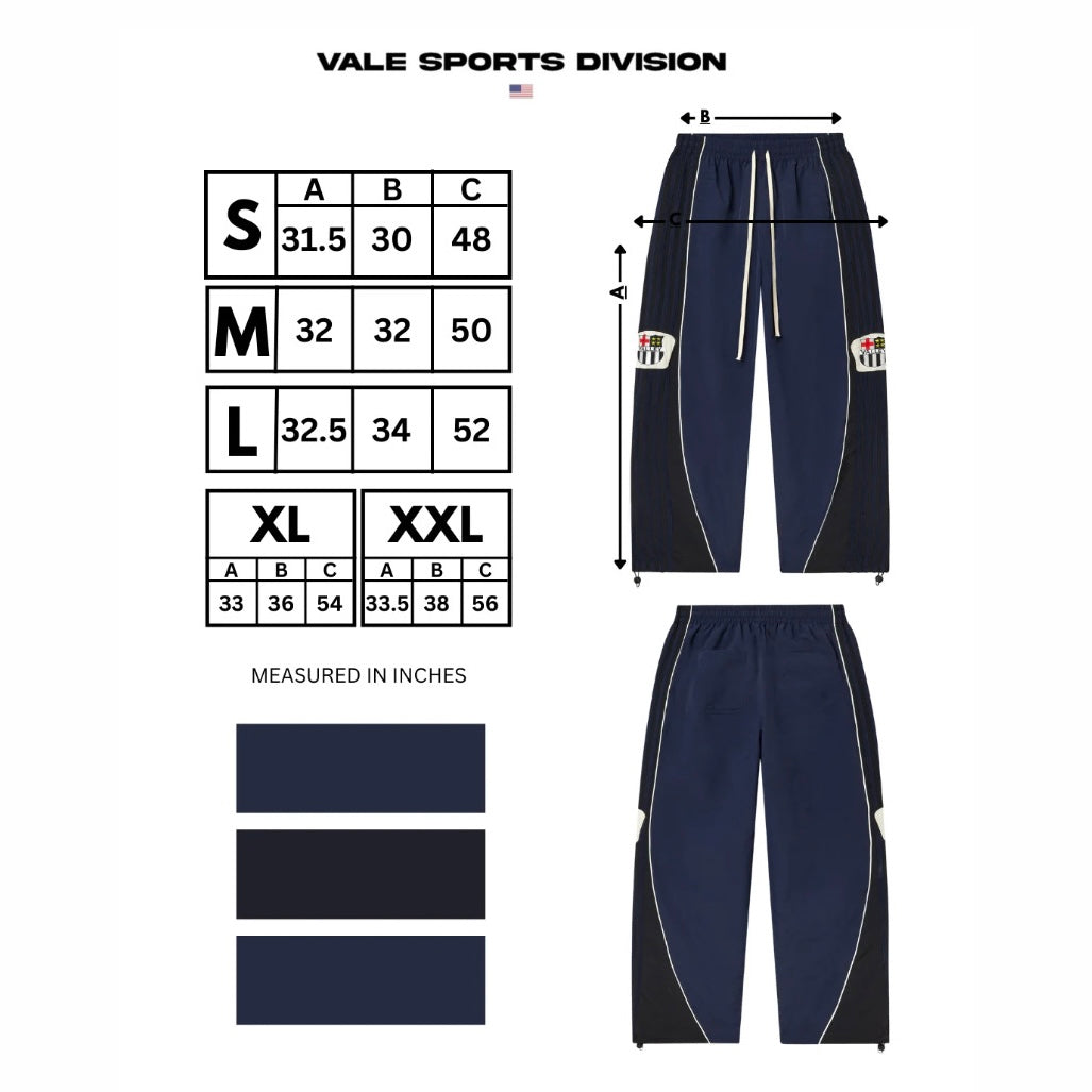 Vale Forever Vale Blue Lisbon Swish Track Pants — detail view 4