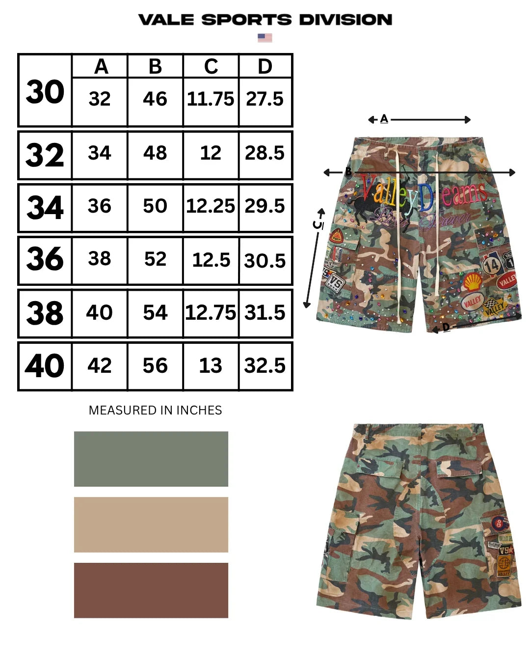 Vale Forever Vale DIY Camo Jorts — detail view 3