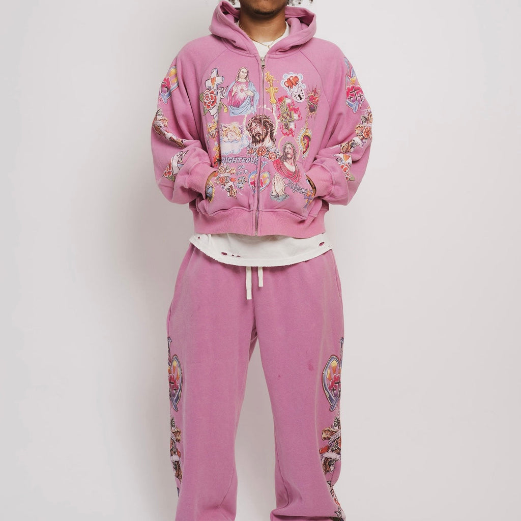 We Are Righteous Purple Risen King Zip Hoodie