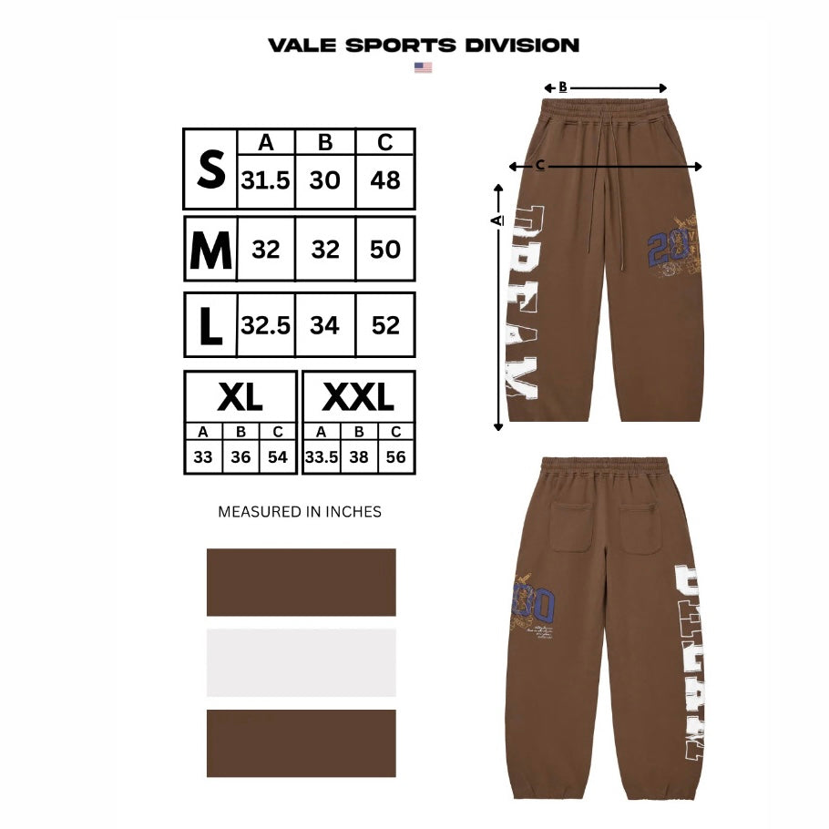 Vale Forever Vale Brown Bingo Sweatpants — detail view 4