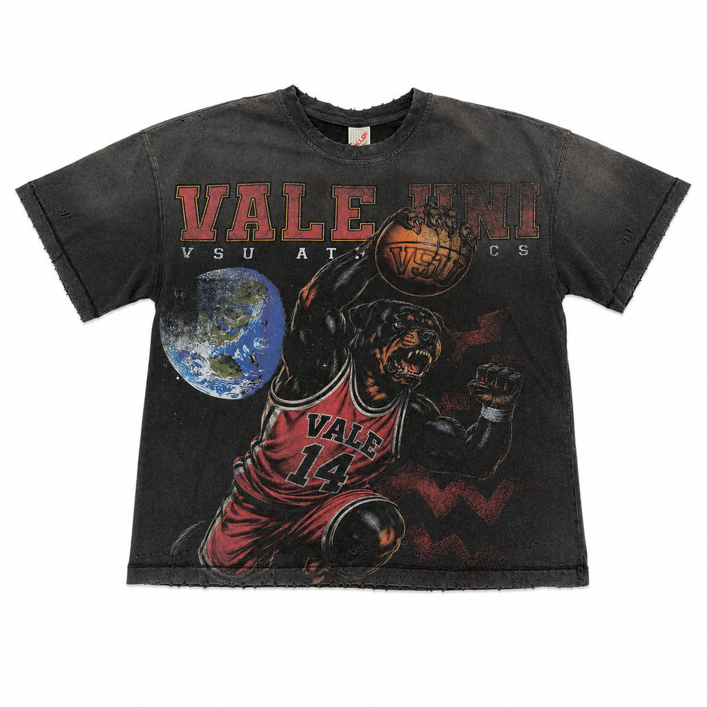 Vale Forever Vale Dog Hoops Tee (Black)