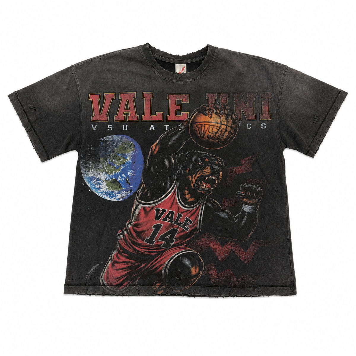 Vale Dog Hoops Tee (Black)