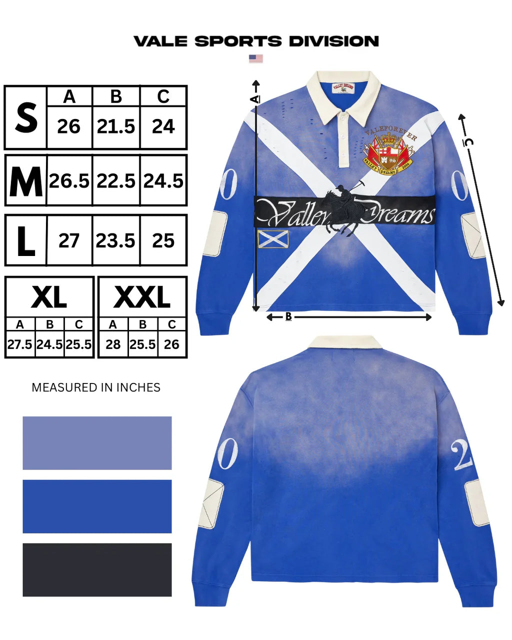 Vale Legacy Rugby Long Sleeve