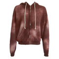 Hellstar Brown Tribal Laser Zip Hoodie