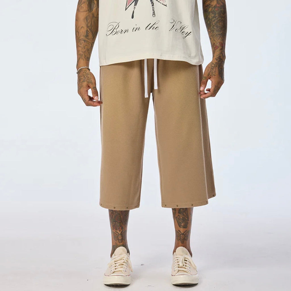 AZVA Stud Sand Shorts