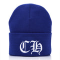 Chrome Hearts Blue Beanie