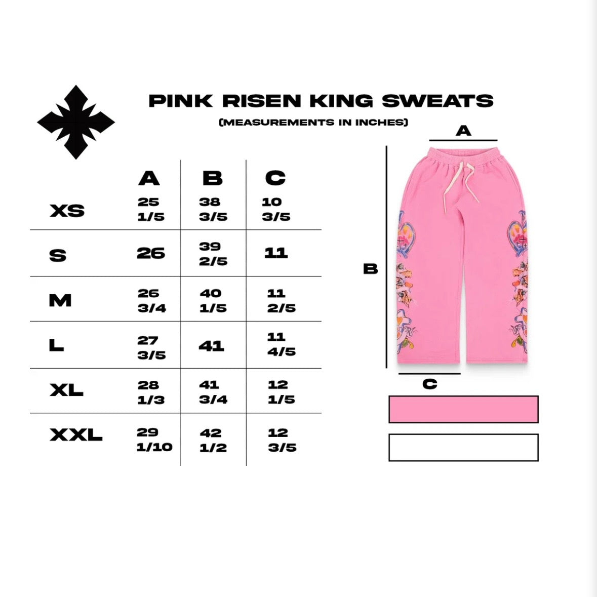 We Are Righteous Pink Risen King Sweatpants