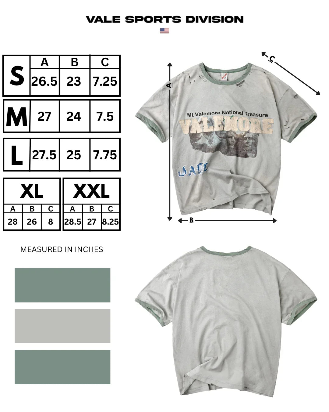 Vale Green Camp Ringer Tee
