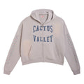 AZVA Bone Crystal Valley Zip Hoodie