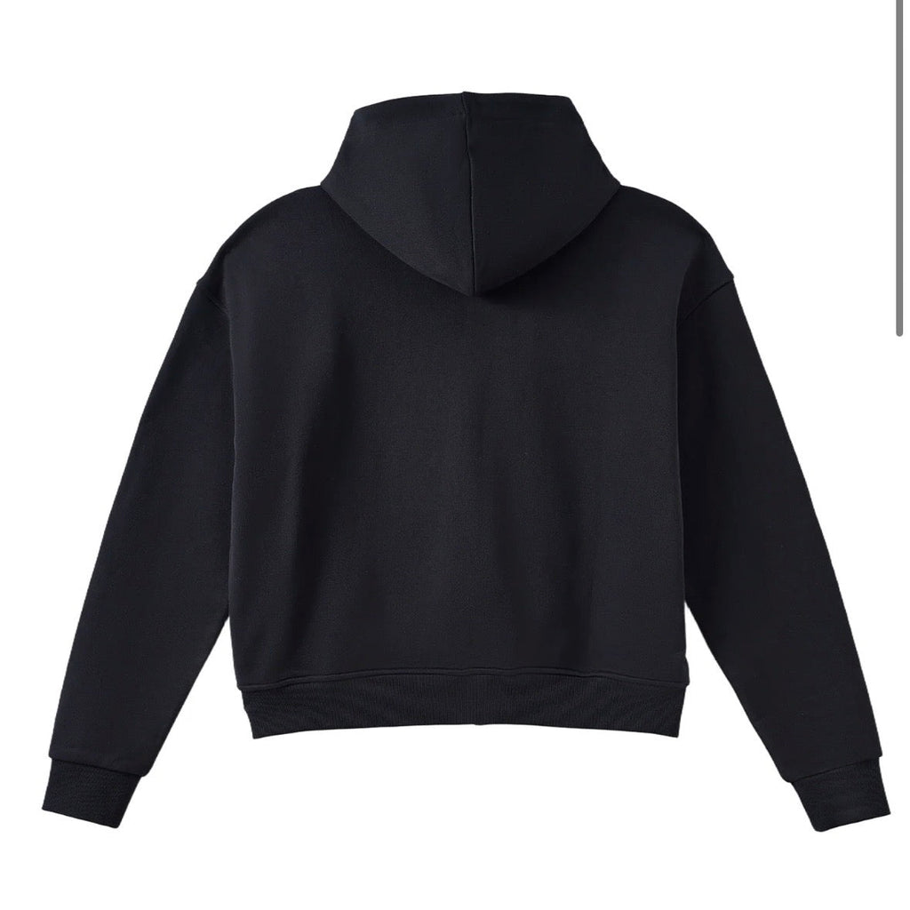 AZVA Black Crystal Cactus Zip Hoodie