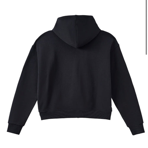 AZVA Black Crystal Cactus Zip Hoodie