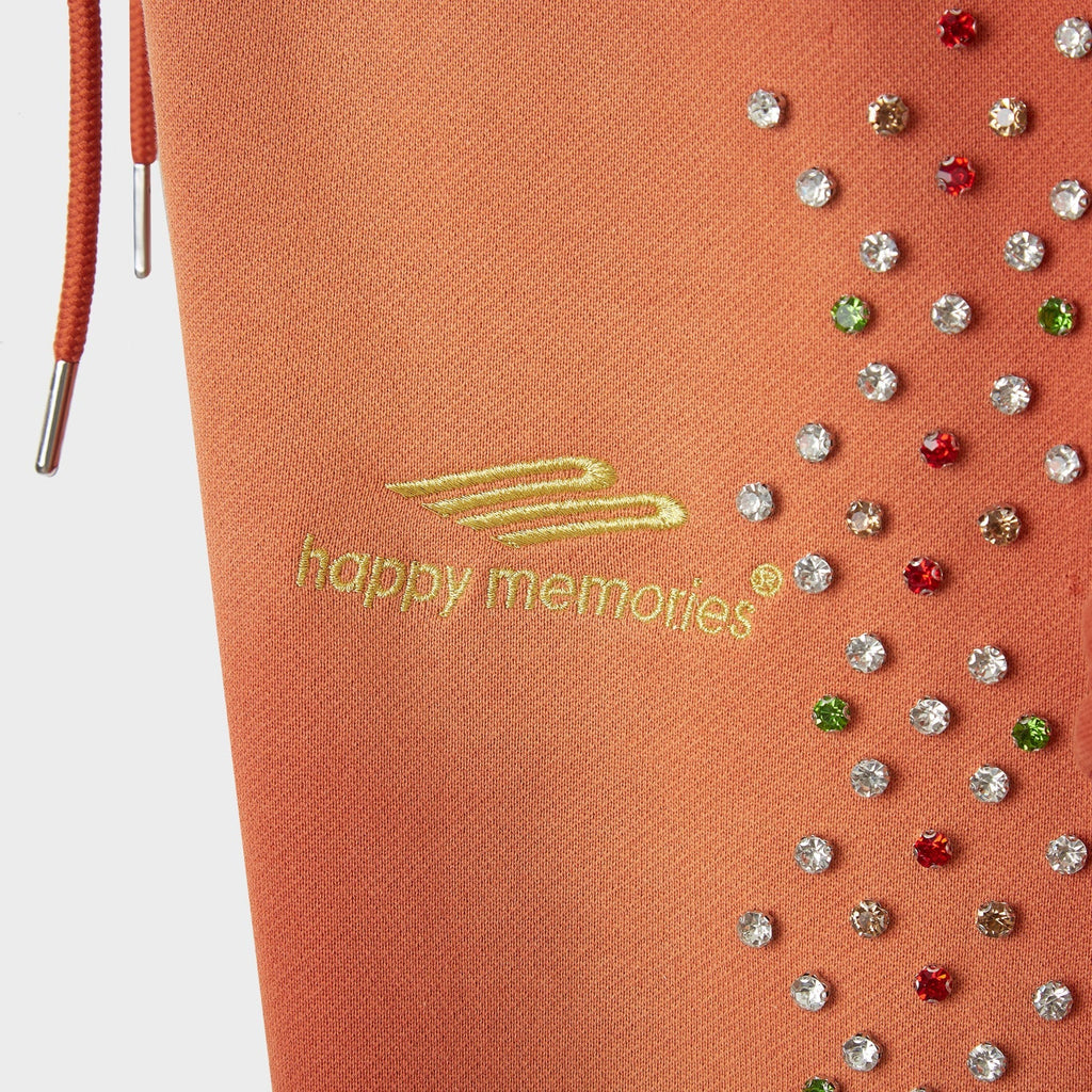HMDD Orange Crystal Sweatpants