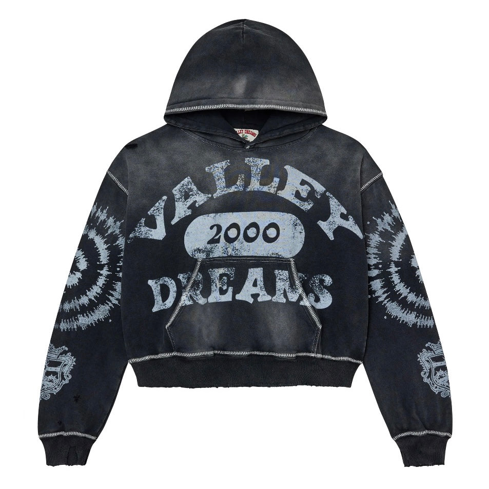 Vale Black 2000 Spiral Hoodie