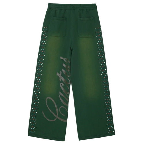 AZVA Green Hidden Crystal Sweatpants — detail view 2