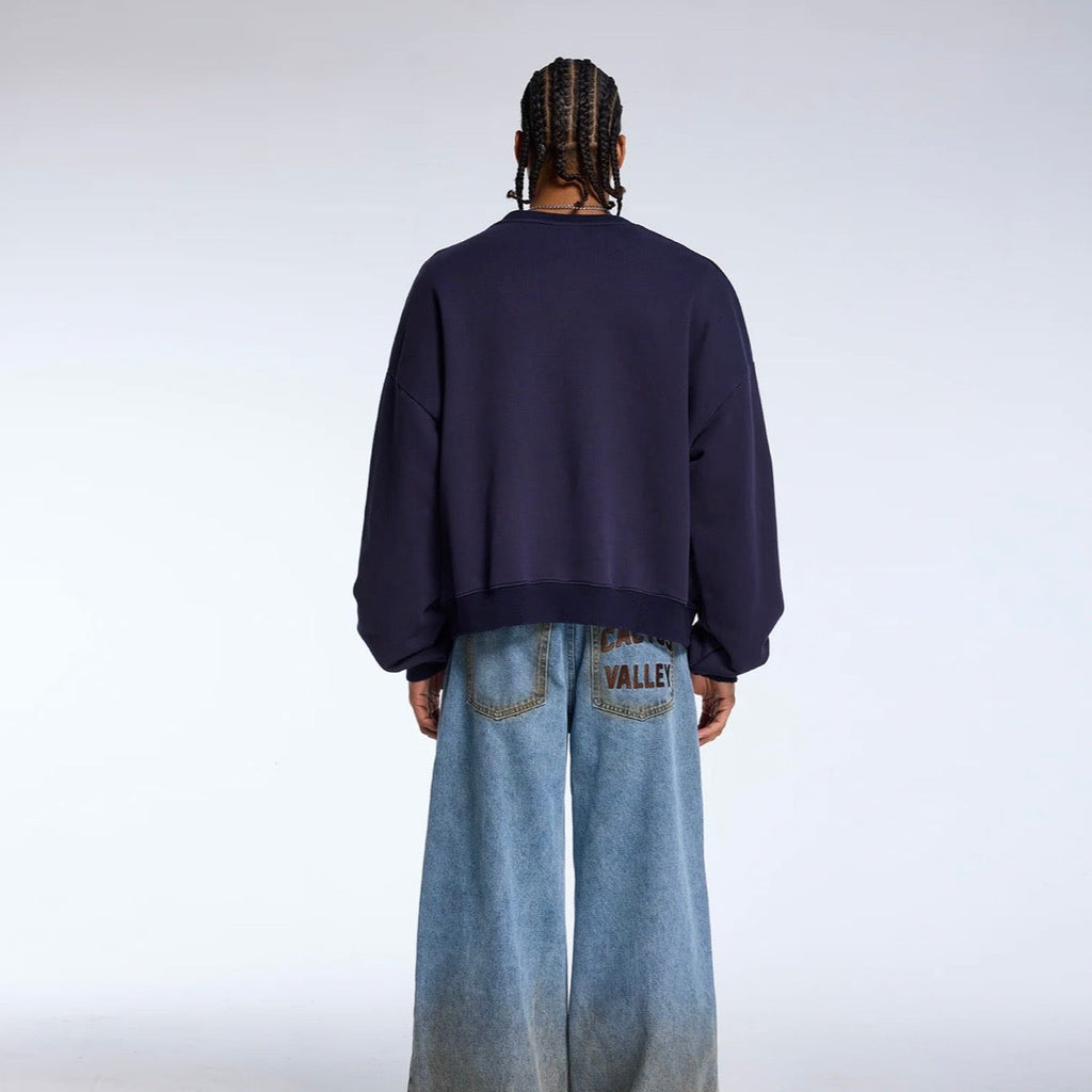 AZVA Navy Cactus Uni Crew
