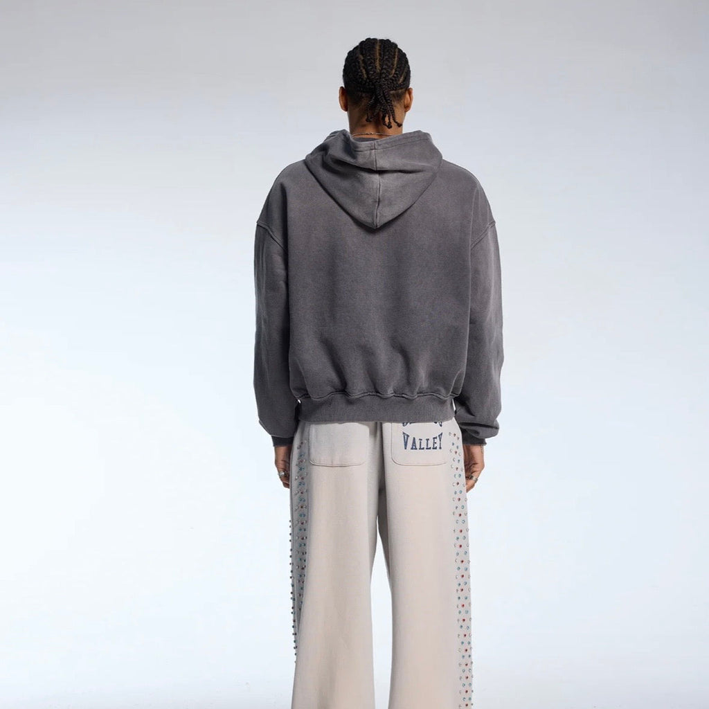 AZVA Faded Grey Gemini Hoodie