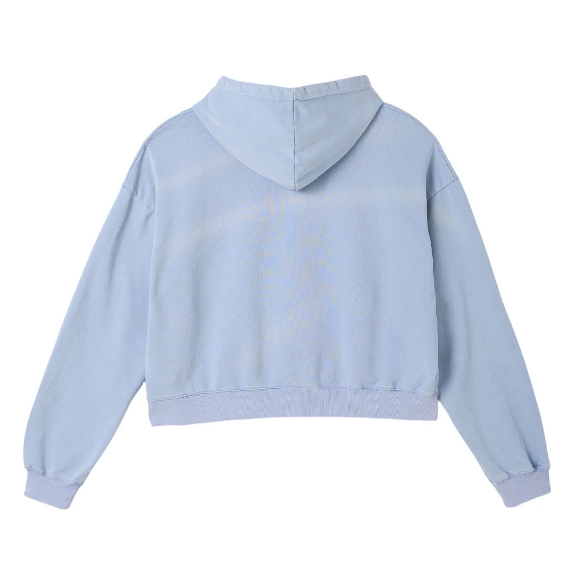 AZVA Washed Blue Cactus Stencil Hoodie