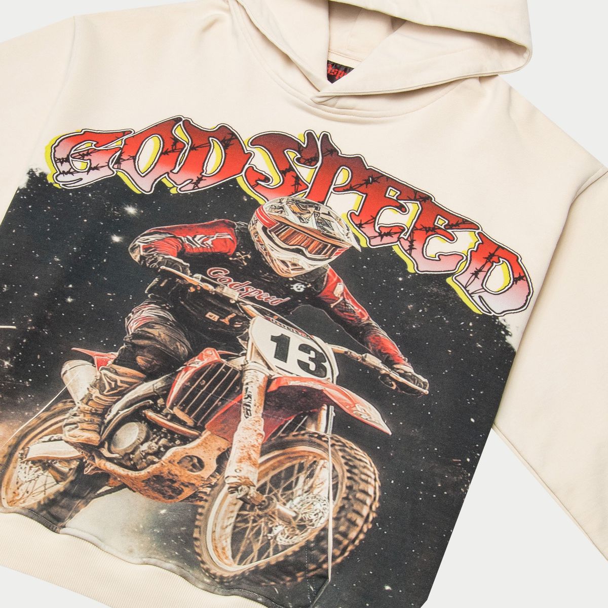 Godspeed Bone Motocross Hoodie