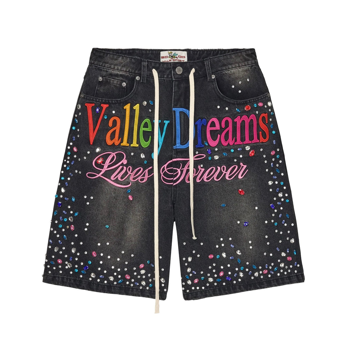 Vale Black Ice Cream Jorts