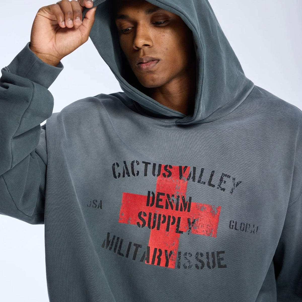 AZVA CV Red Cross Hoodie