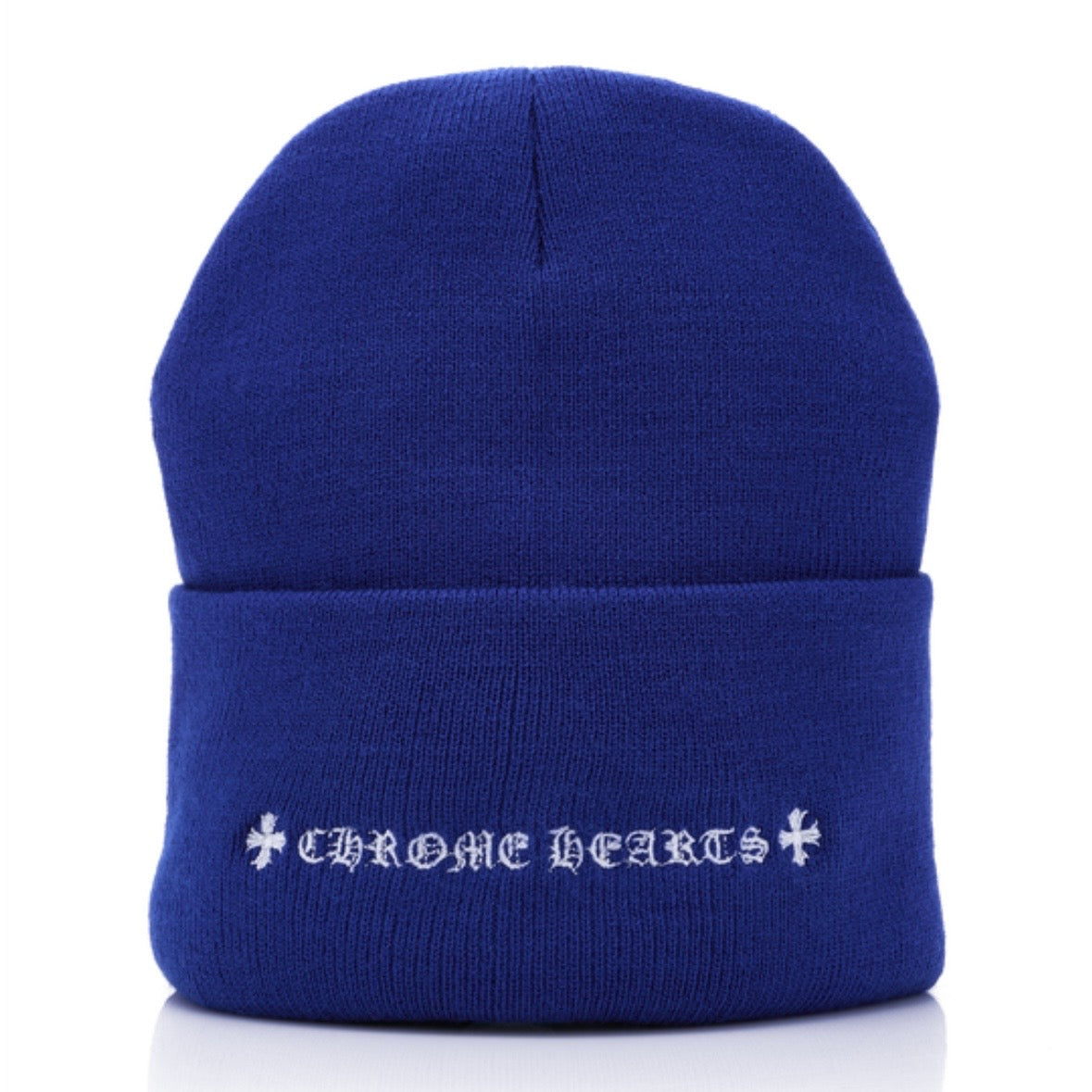Chrome Hearts Blue Beanie