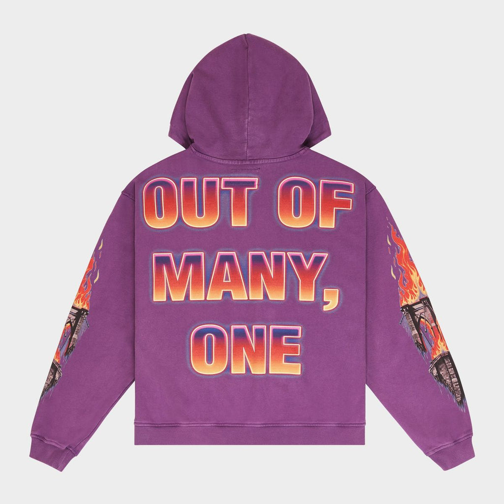 Godspeed Grape Burnt Bridges Hoodie