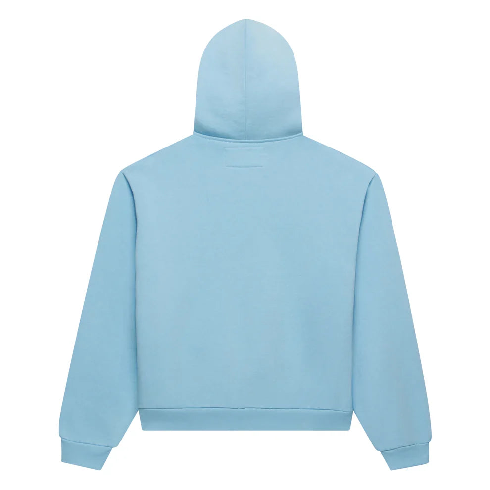 Sp5der Sky Blue OG Web Zip Hoodie