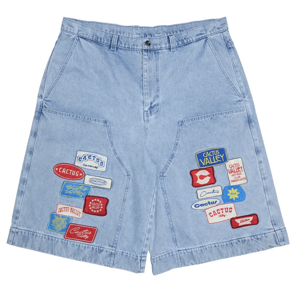 AZVA Blue Roadside Jorts