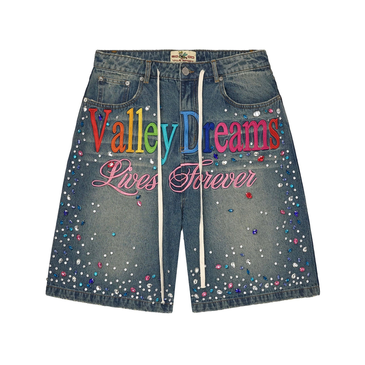 Vale Forever Vale Blue Ice Cream Jorts