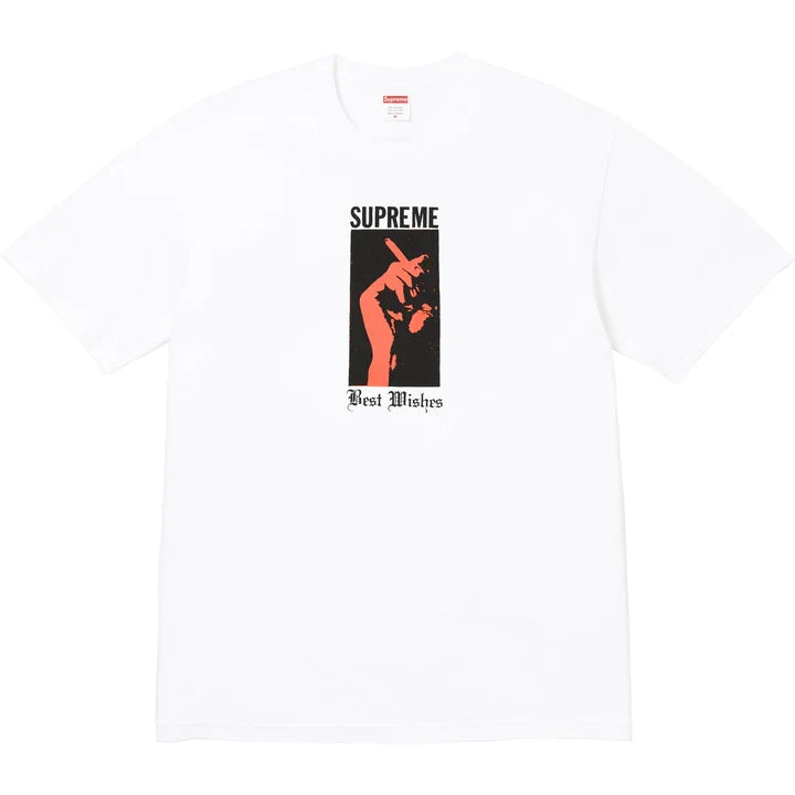 Supreme White Web Tee