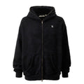 Hellstar Black Overdyed Cheetah Zip Hoodie