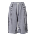 Hellstar Heather Grey Holy Cross 3/4 Shorts